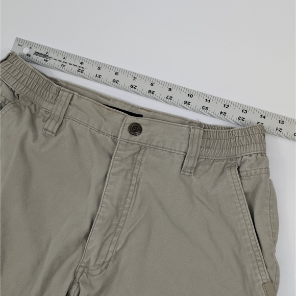5.11 Tactical Cargo Shorts Men 30x10 Beige Utility Outdoor Casual Elastic Band‎ - Picture 3 of 6